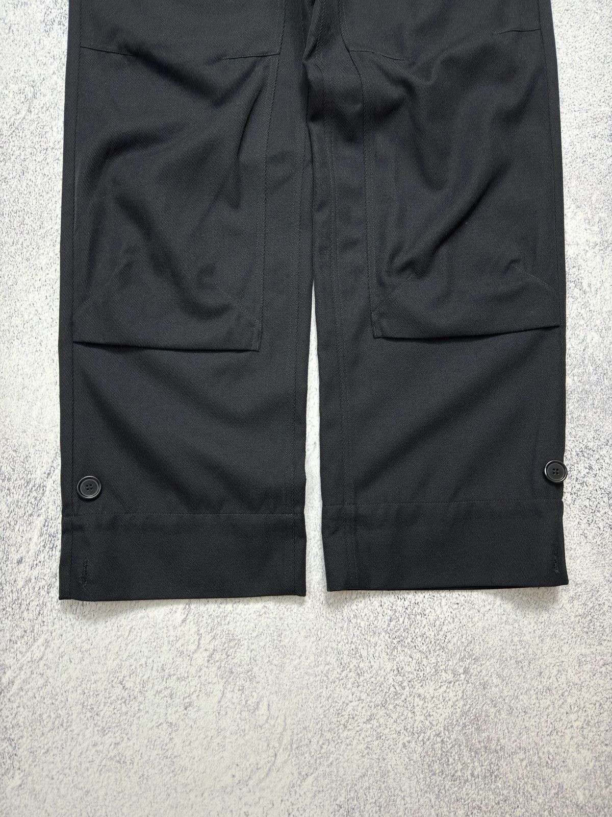 Simone Rocha Simone Rocha RARE Runway Sample Black Cargo Trousers UK 6 Size US 30 / EU 46 - 2 Thumbnail