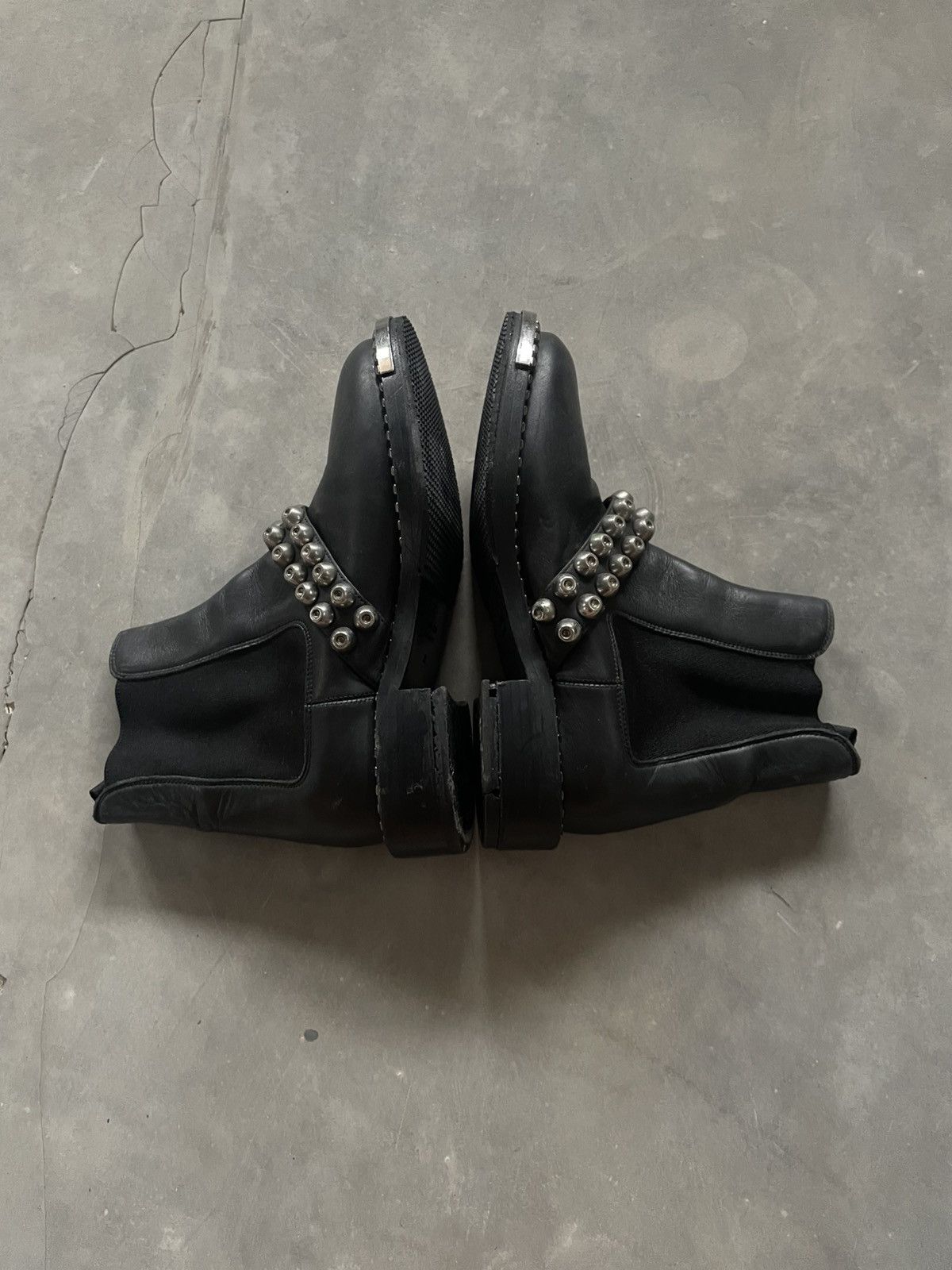 Miu Miu Miu Miu Chelsea Boots Studded Leather Size US 5.5 / IT 35.5 - 6 Thumbnail