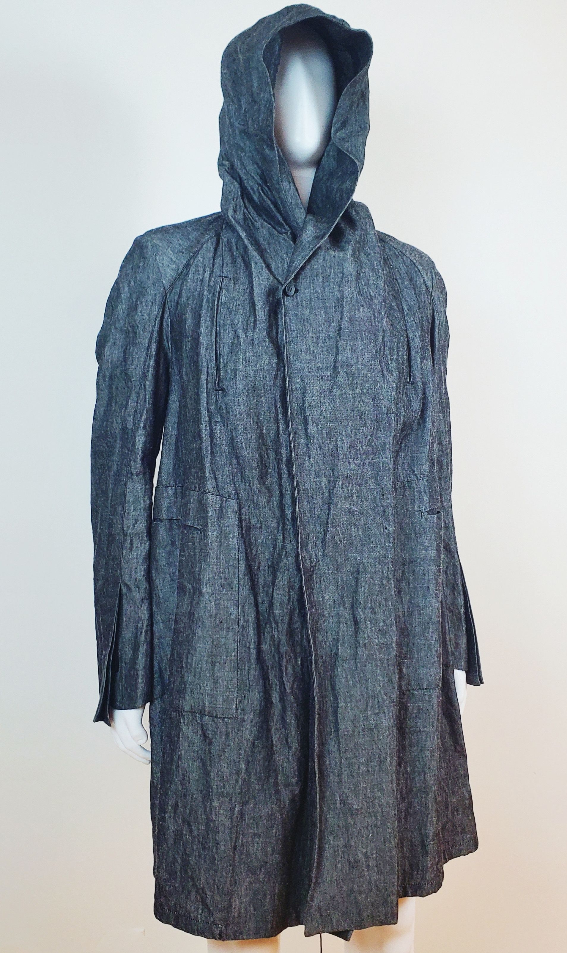 Masnada MASNADA Storm Grey Hoodie Designers Overcoat Jacket Size US M / EU 48-50 / 2 - 5 Thumbnail