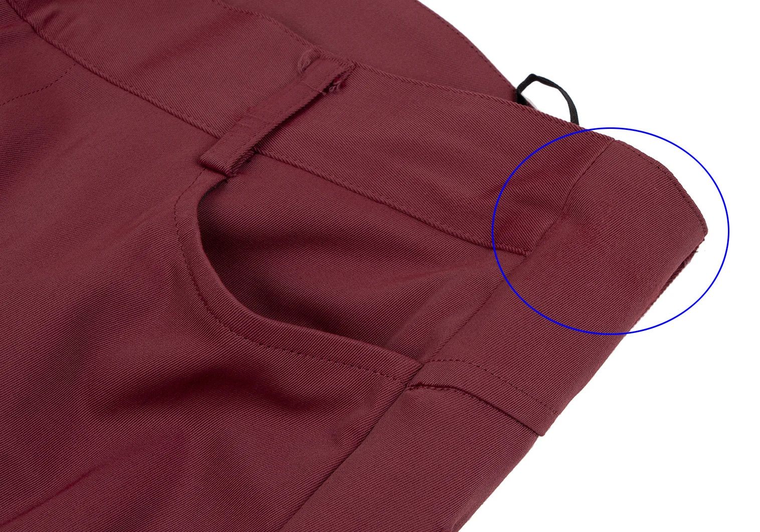 Jean Paul Gaultier Stretch Nylon Cotton Pants in Wine Size 48 Size US 32 / EU 48 - 6 Thumbnail