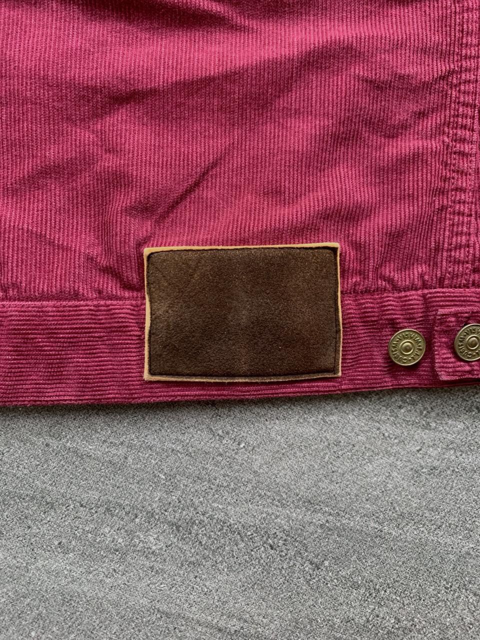 Visvim 101 Corduroy Trucker Jacket in Burgundy Size US S / EU 44-46 / 1 - 8 Thumbnail