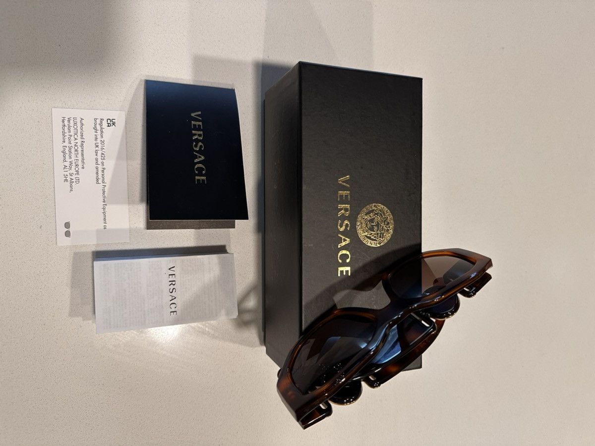 Versace Versace Medusa Biggie Sunglasses Size ONE SIZE - 10 Thumbnail