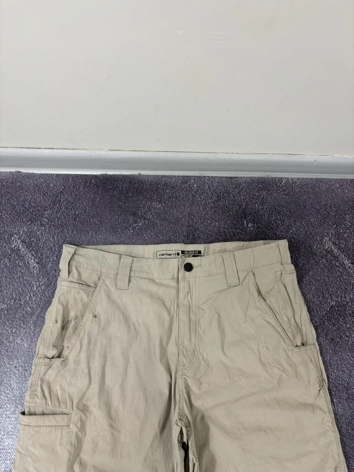 Carhartt × Vintage Vintage Carhartt Y2K Relaxed Fit USA Work Carpenter Shorts Size US 32 / EU 48 - 4 Thumbnail