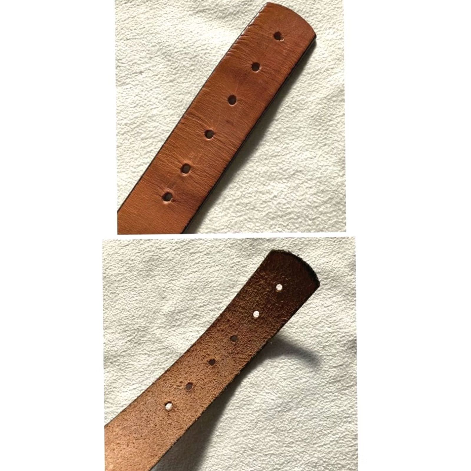 Ralph Lauren RRL Ralph Lauren Belt W34 Eagle Mountain Cowhide Leather Brown Pre-owned Size 34 - 7 Thumbnail