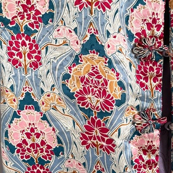 Vintage Vintage Chinese Floral Quilted Silk Vest - Reversible! Size S / US 4 / IT 40 - 9 Thumbnail