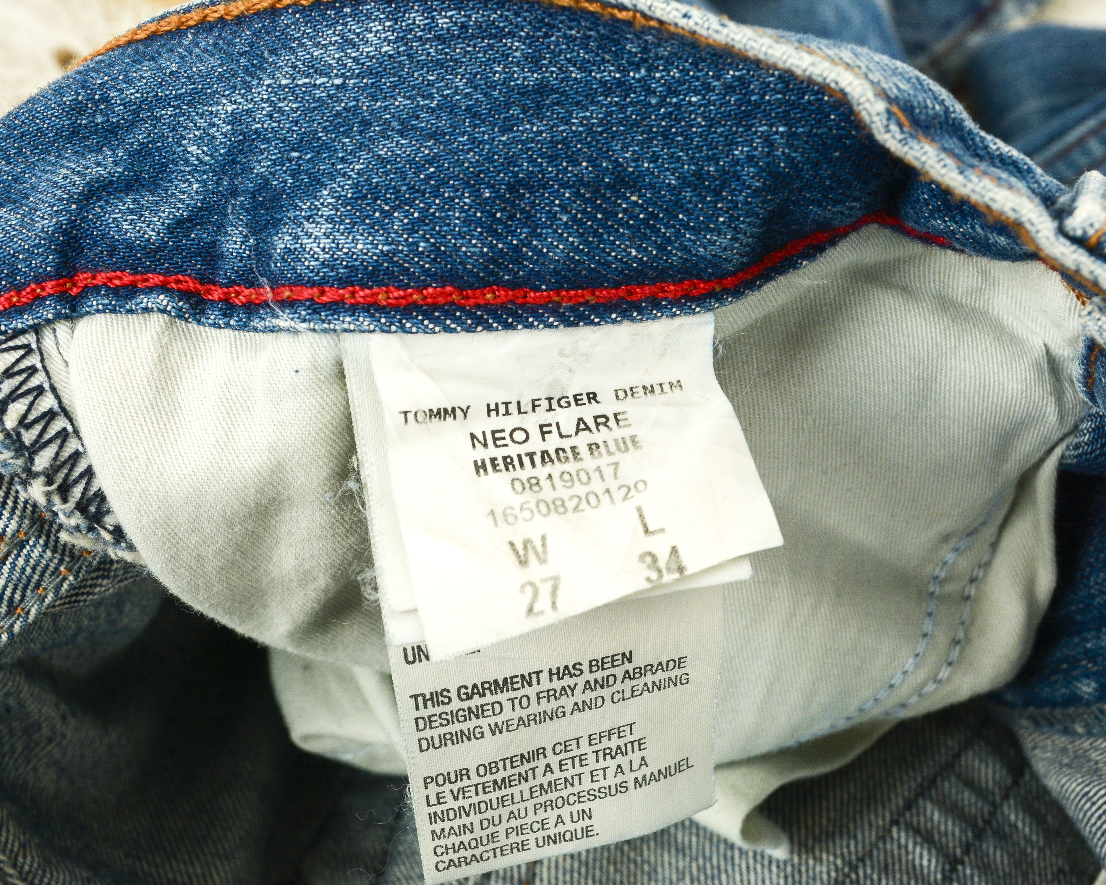 Tommy Hilfiger Neo Flare Women W27 L34 Straight Jeans Pants Denim Trousers Size 27" / US 4 / IT 40 - 4 Thumbnail