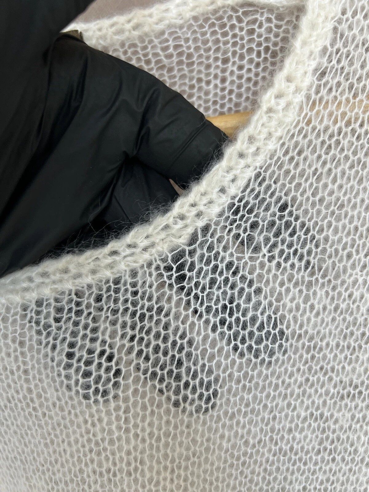 Y's for Men Y`s by Yohji Yamamoto Mesh Archive Wool Sweater Size 2 or M Size US M / EU 48-50 / 2 - 13 Thumbnail