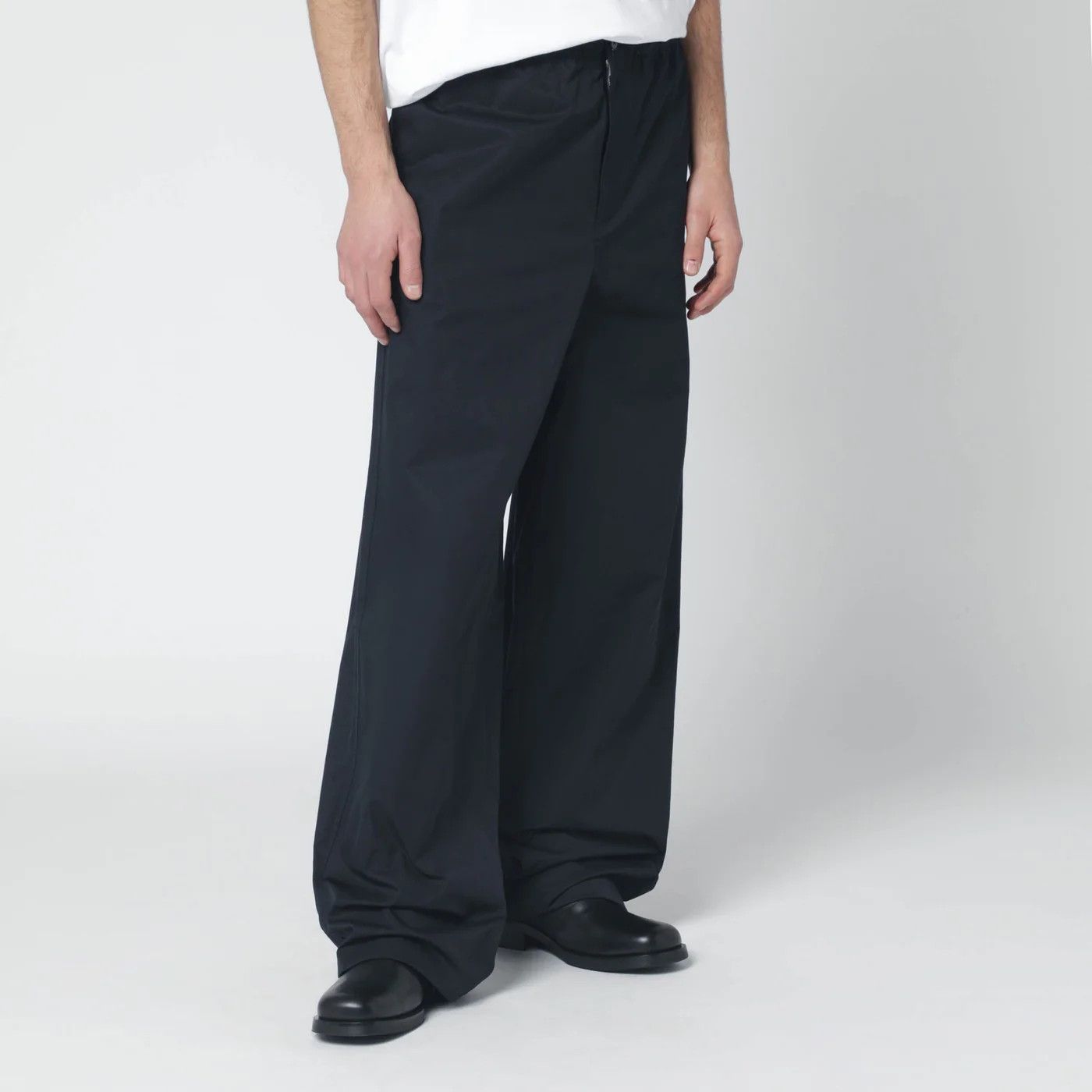 Jil Sander o1d2blof0526 Cotton Pants in Midnight Blue Size US 34 / EU 50 - 3 Thumbnail