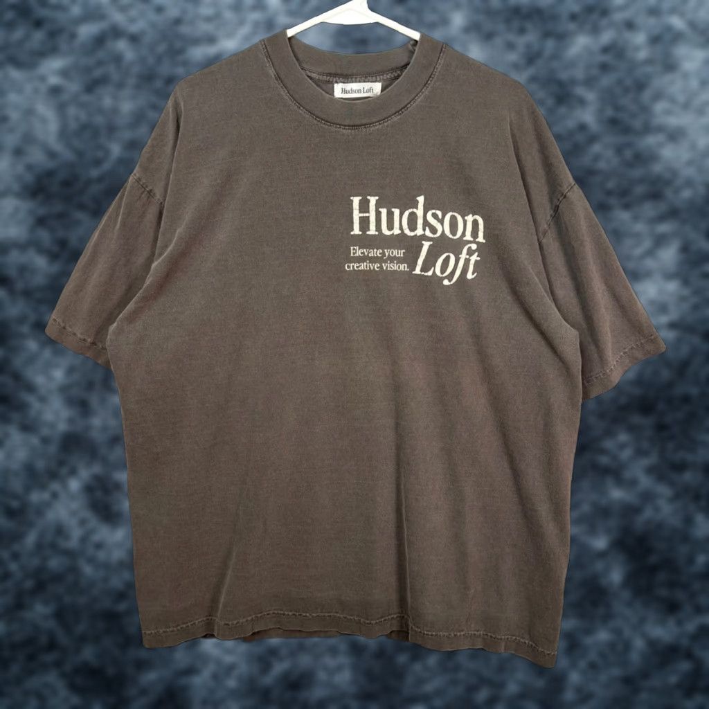 Hudson Hudson Loft Graphic T-Shirt Mens XL Gray Crew Neck Short Sleeve Cotton Size XL Graphic 87? Size US XL / EU 56 / 4 - 1 Thumbnail