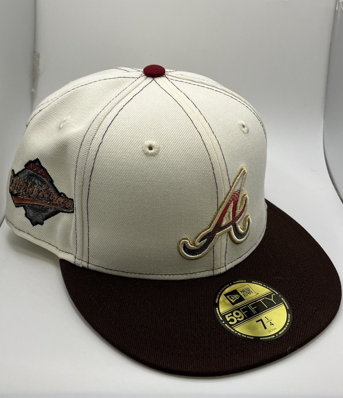 Hat Club 7 1/4 Pvtchwork TVB Atlanta Braves Annabelle Exclusive Size ONE SIZE - 1 Thumbnail