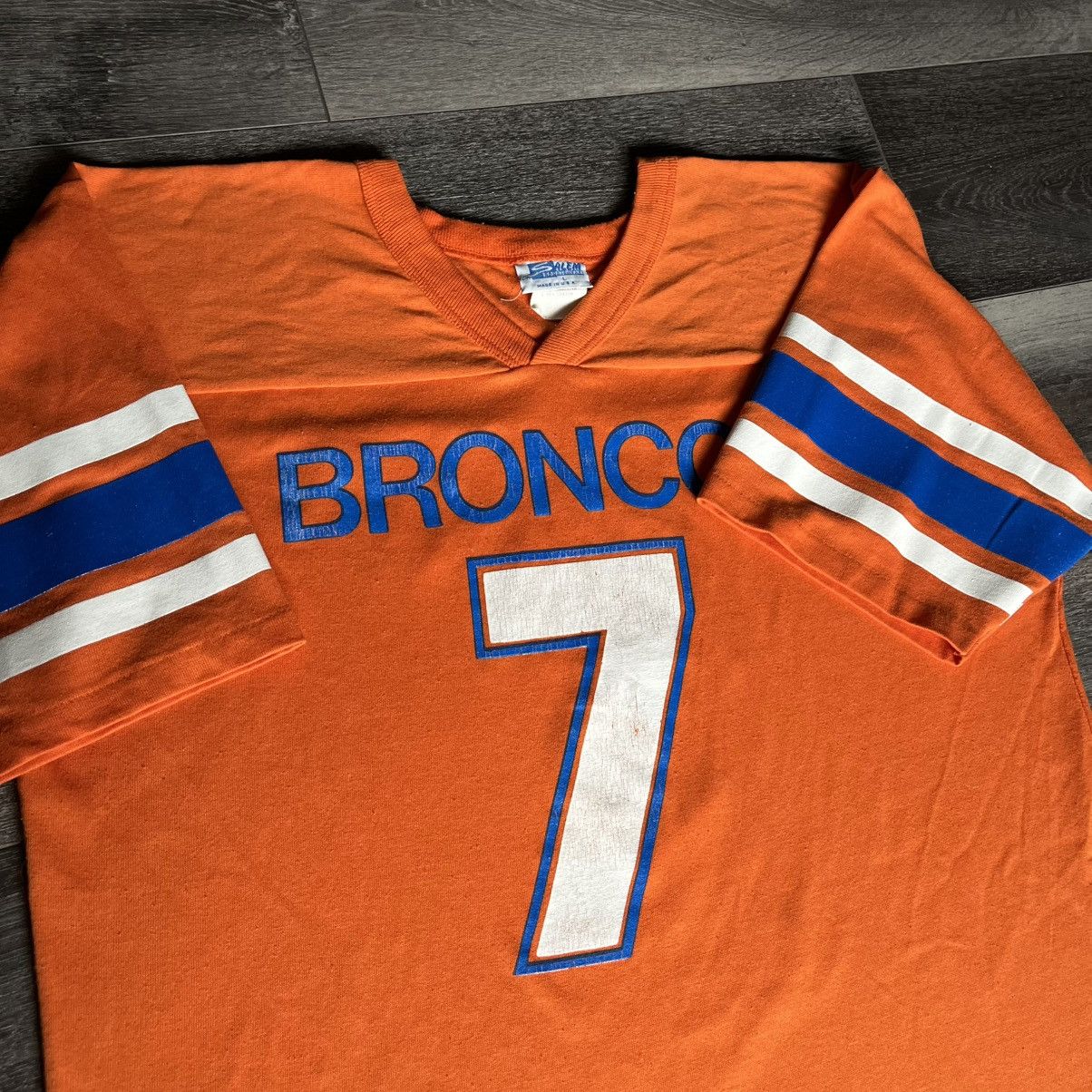 Salem Sportswear Vintage 1980s NFL Salem Sportswear John Elway Broncos Jersey Size US L / EU 52-54 / 3 - 4 Thumbnail