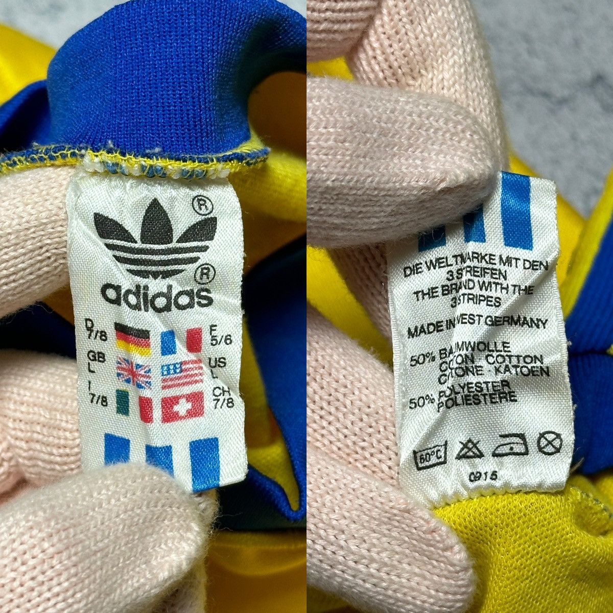 Adidas Vintage 80s Adidas Sweden Style West Germany Jersey Size US M / EU 48-50 / 2 - 14 Thumbnail