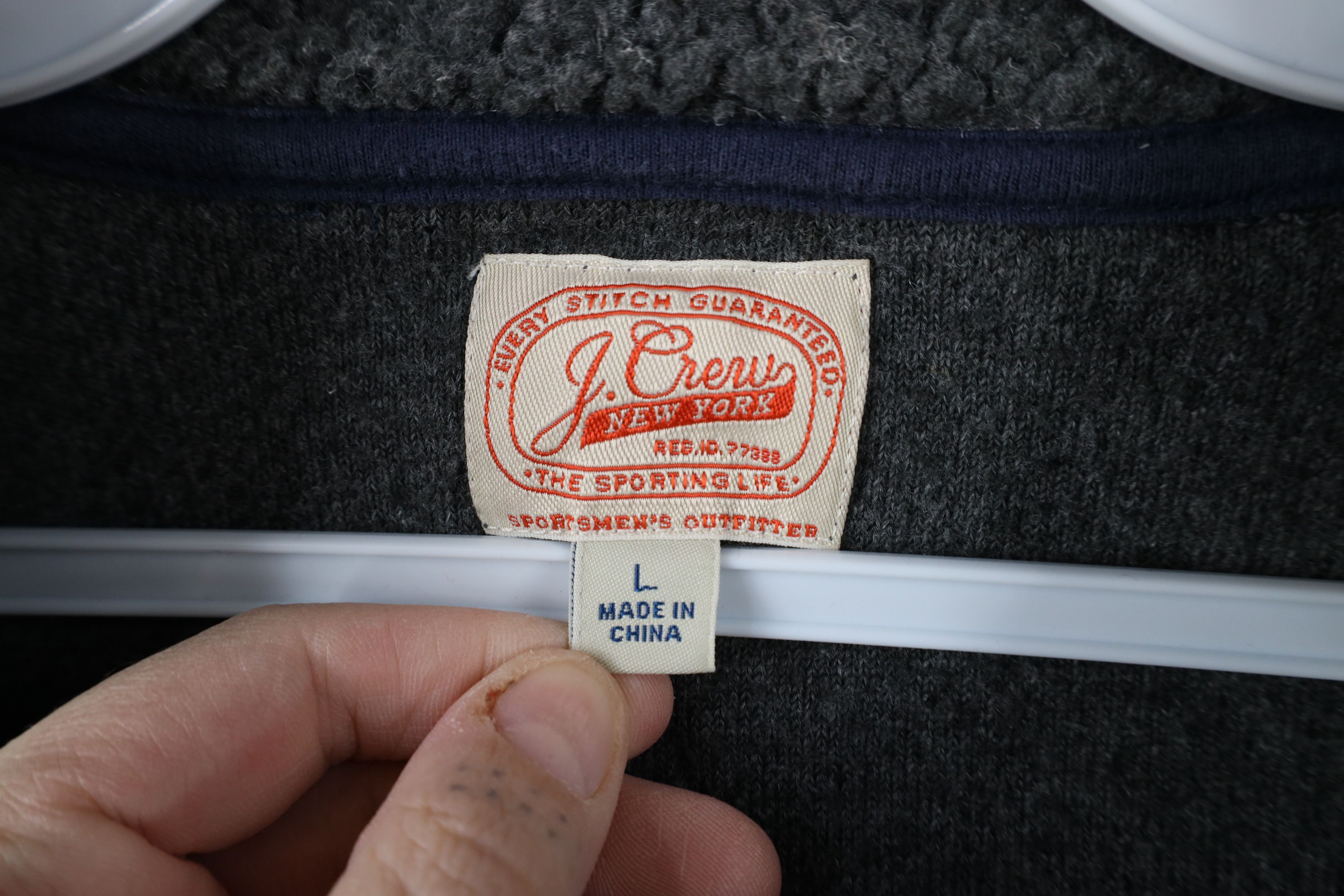 J.Crew × Vintage Vintage Y2K J Crew Pile Fleece Half Zip Pullover Sweater Size US L / EU 52-54 / 3 - 9 Thumbnail