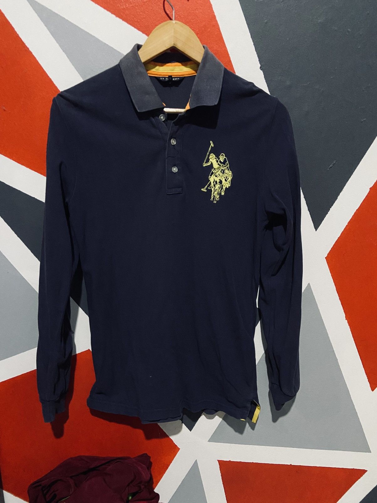 U.S. Polo Assn. Us Polo Assn Long Sleeve Polo Tee Size US S / EU 44-46 / 1 - 1 Thumbnail