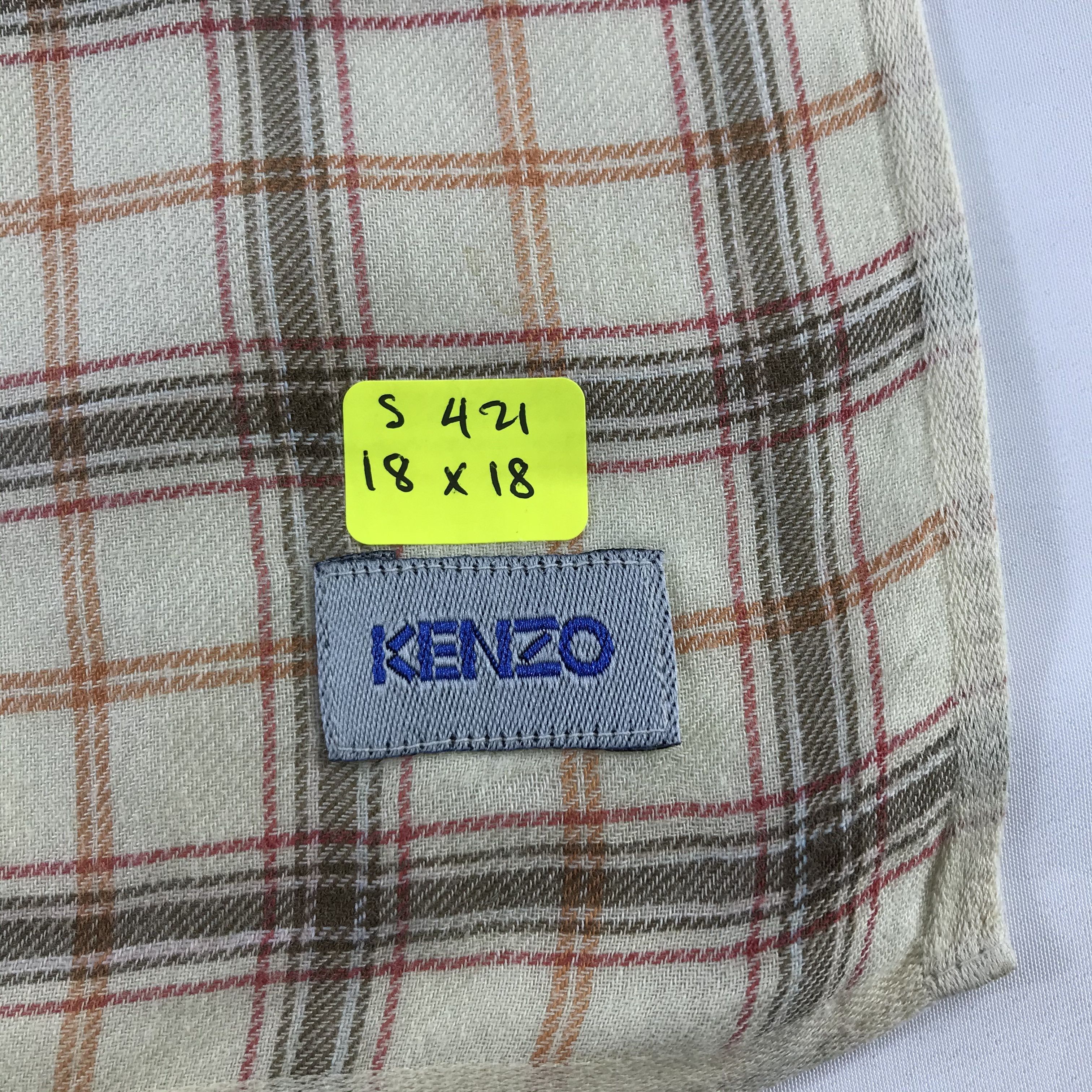 Kenzo × Vintage Kenzo Bandana / Handkerchief / Neckerchief - S421 Size ONE SIZE - 5 Thumbnail