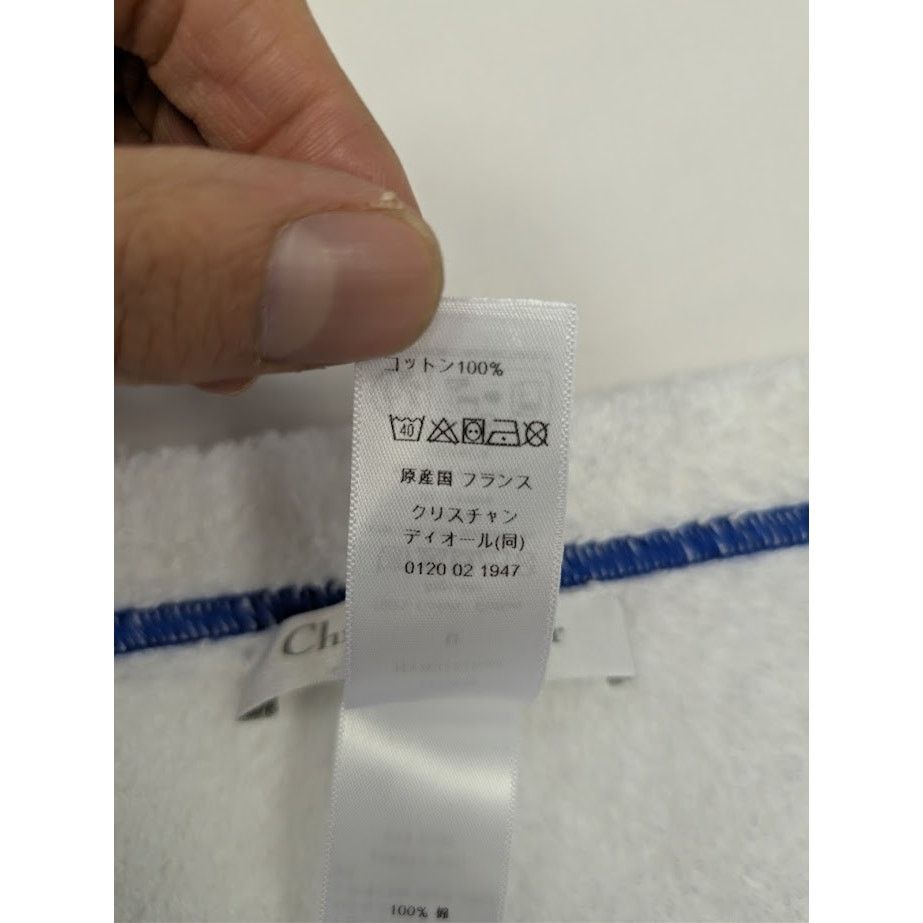 Dior o1rshd1 Size: OS / Hand Towel in White/Blue Size ONE SIZE - 17 Thumbnail