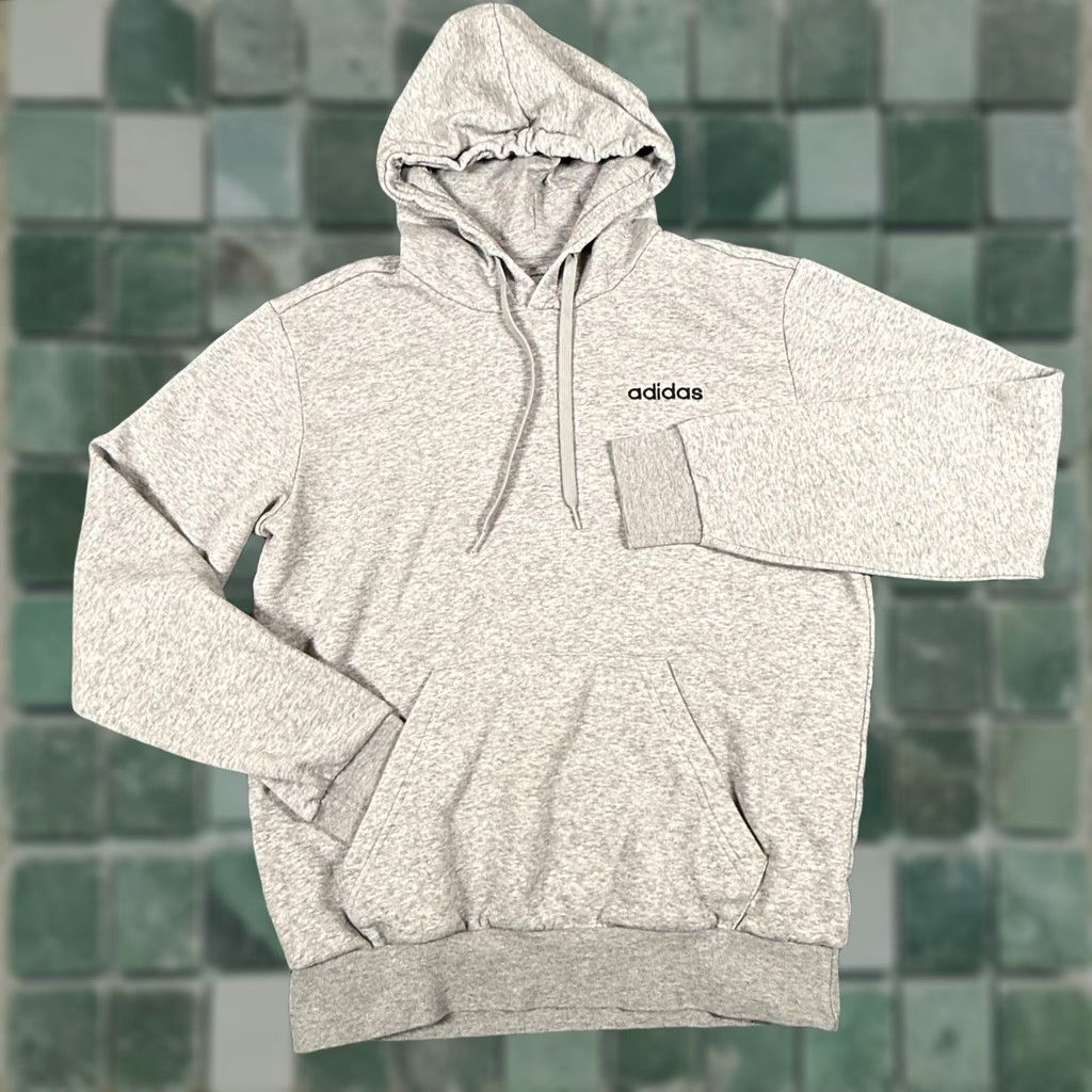 Adidas Adidas Hoodie Mens S Gray Pullover Sweatshirt OV9001 FL6310 Athletic Logo Size US S / EU 44-46 / 1 - 1 Thumbnail