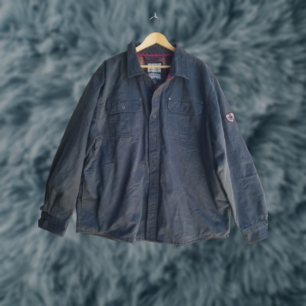 Vintage Legendary Whitetails Journeyman Jacket Gray Green 2XL Flannel Lined Quilted Insulated All Seasons Man Mens Jacket Size US XXL / EU 58 / 5 - 1 Thumbnail