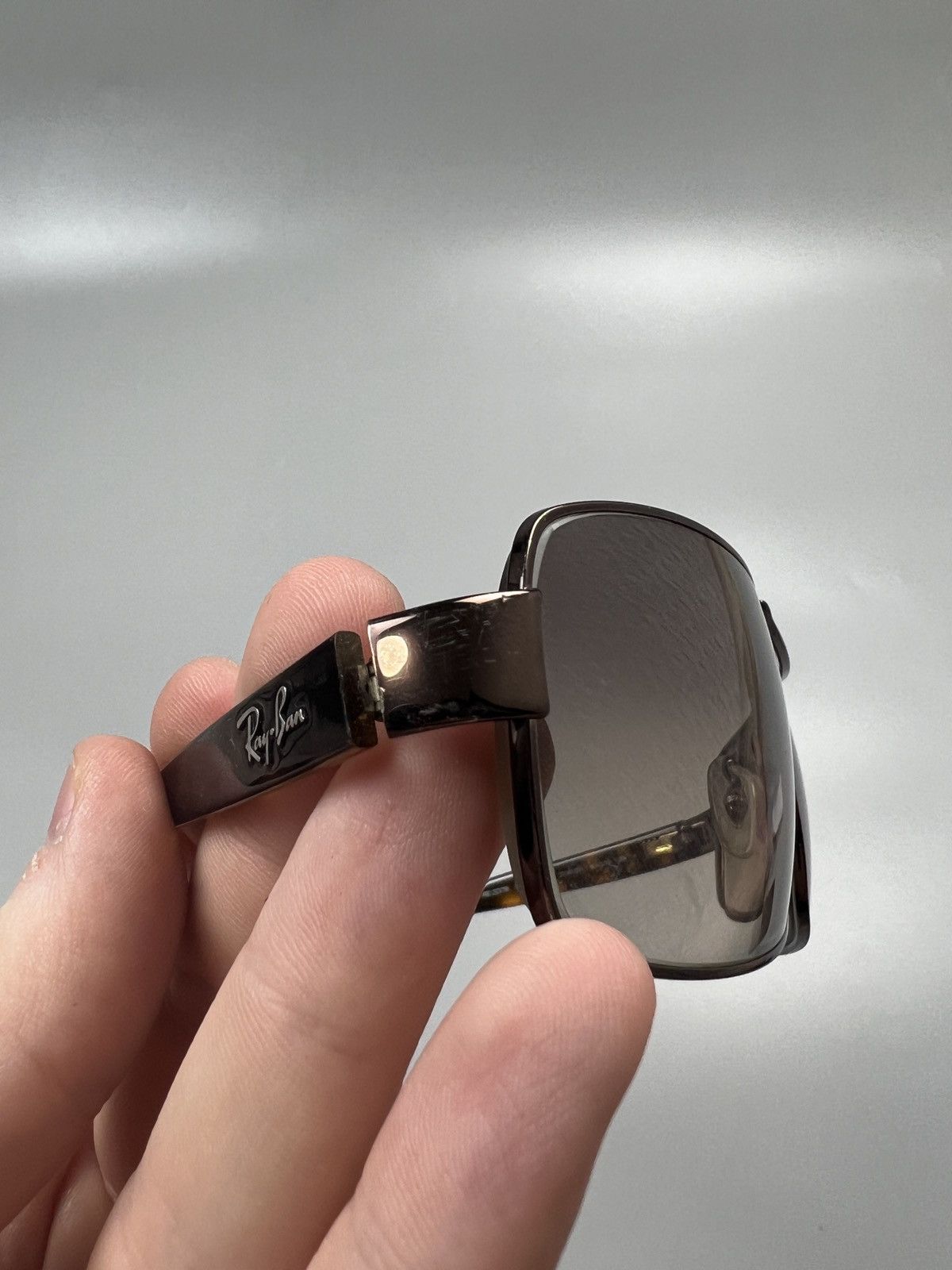 RayBan RayBan Chrome Frame Sunglasses (Y0548) Size ONE SIZE - 4 Thumbnail