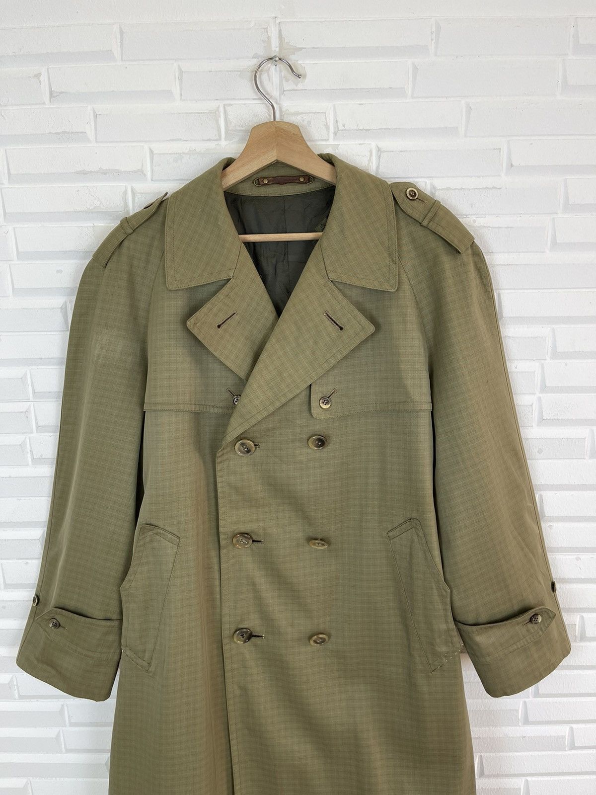 Lanvin VINTAGE LANVIN PARIS TRENCH COAT DOUBLE BREAST Size US M / EU 48-50 / 2 - 2 Thumbnail