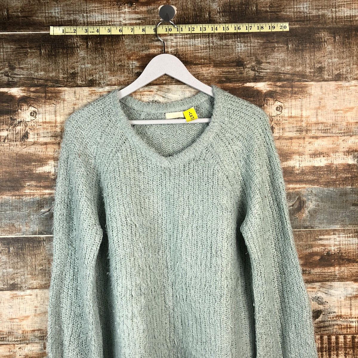 Homespun Knitwear × Japanese Brand DLL Earth Music & Econology Mint Knitwear #C071 Size M / US 6-8 / IT 42-44 - 2 Thumbnail