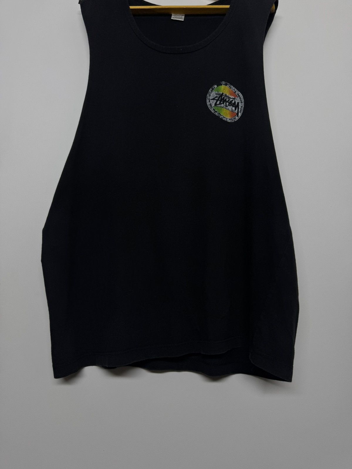 Stussy Vintage Y2k Stussy Spell Out Big Logo Tank Top 00’s Size US L / EU 52-54 / 3 - 9 Thumbnail