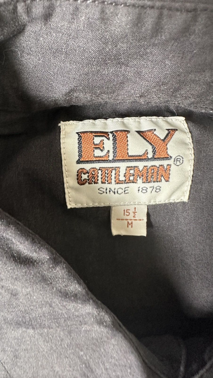 Other VINTAGE 90S ELY CATTLEMAN WESTERN PESRL SNAP BUTTON Size US M / EU 48-50 / 2 - 6 Thumbnail