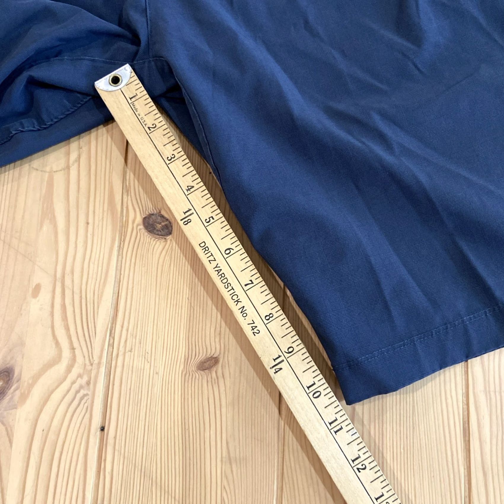 Hang Ten Hang Ten Shorts Men Size 32 Blue Board Shorts Drawstring Polyester Blend, Quick Dry, Pockets, Logo, Zipper, Casual Beach Outdoor, Regular Mens Size US 32 / EU 48 - 4 Thumbnail