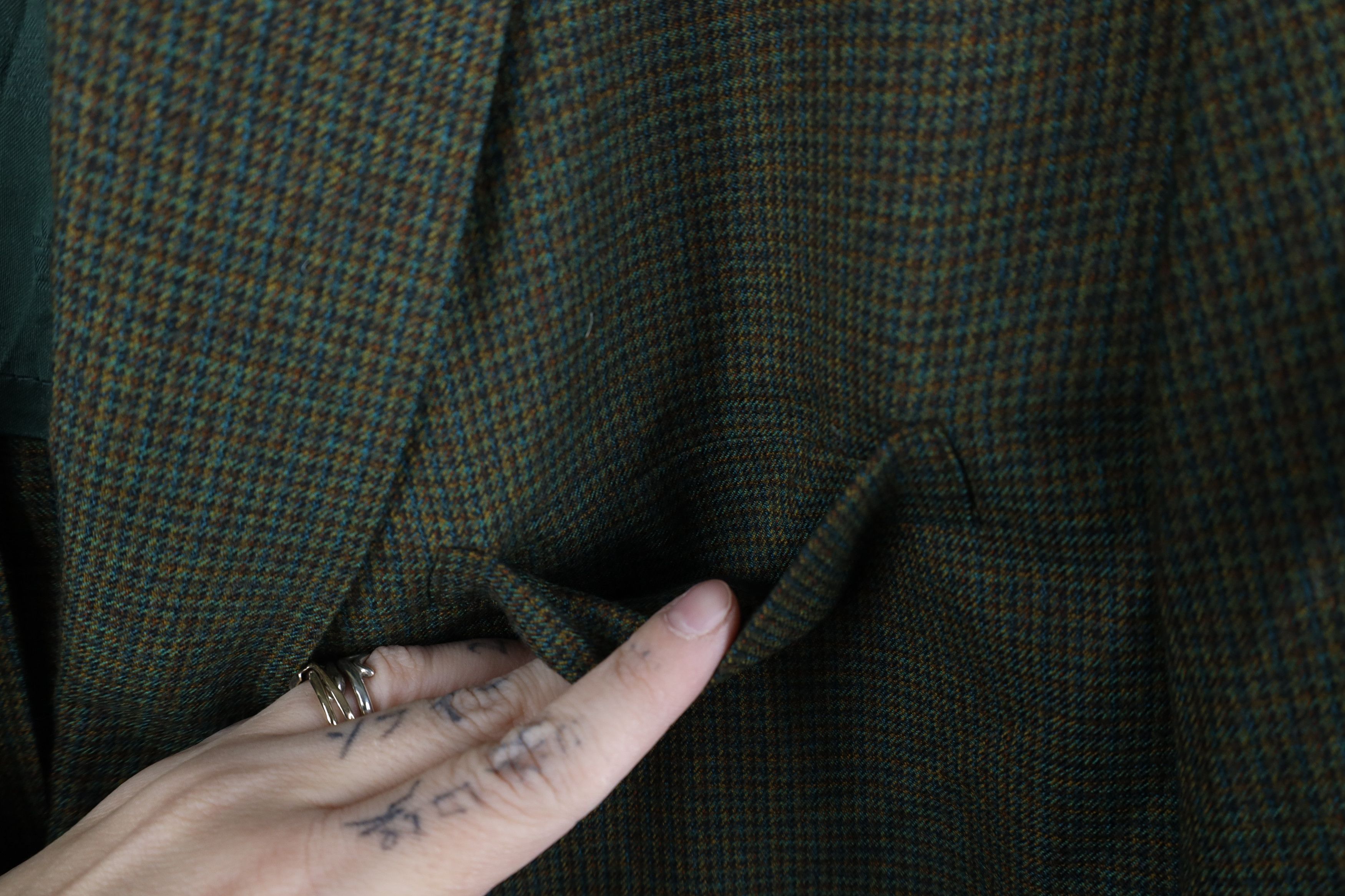 Vintage Vintage 50s 60s Rockabilly Houndstooth Blazer Jacket USA Size US XL / EU 56 / 4 - 4 Thumbnail
