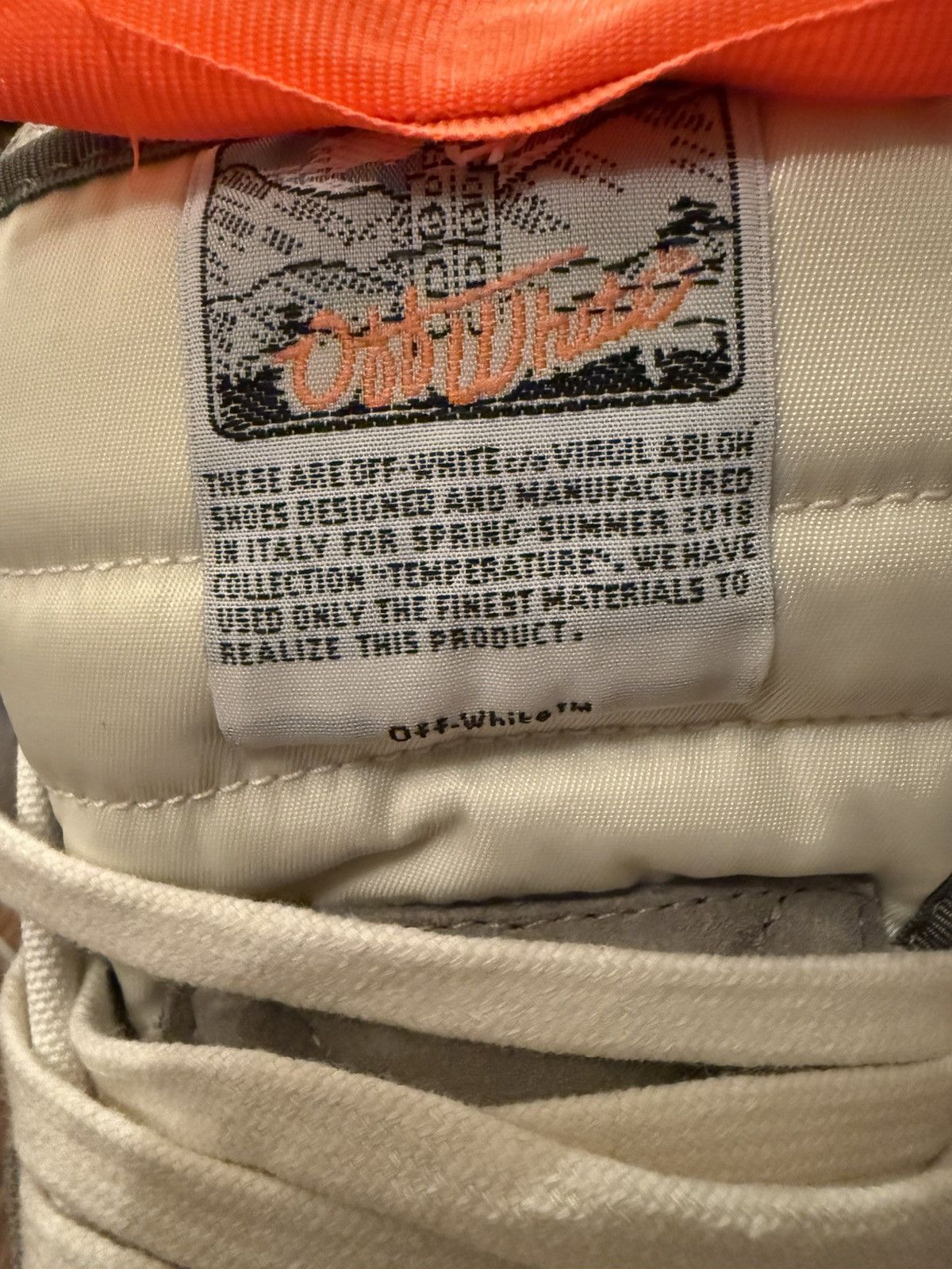 Off-White Off-White Off-Court 3.0 Grey Leather High-top Sneakers Size US 10 / IT 40 - 13 Thumbnail