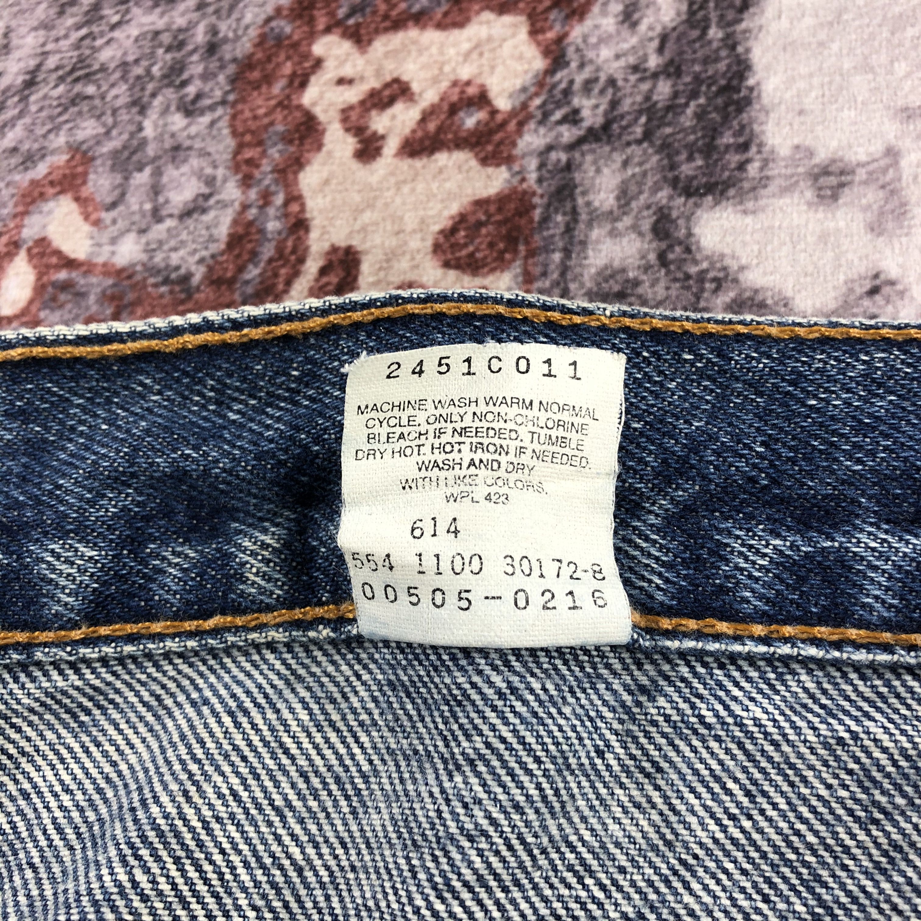 Levi's × Vintage 90s Vintage Levis 505 Jeans-JM2639 Size US 35 - 14 Thumbnail