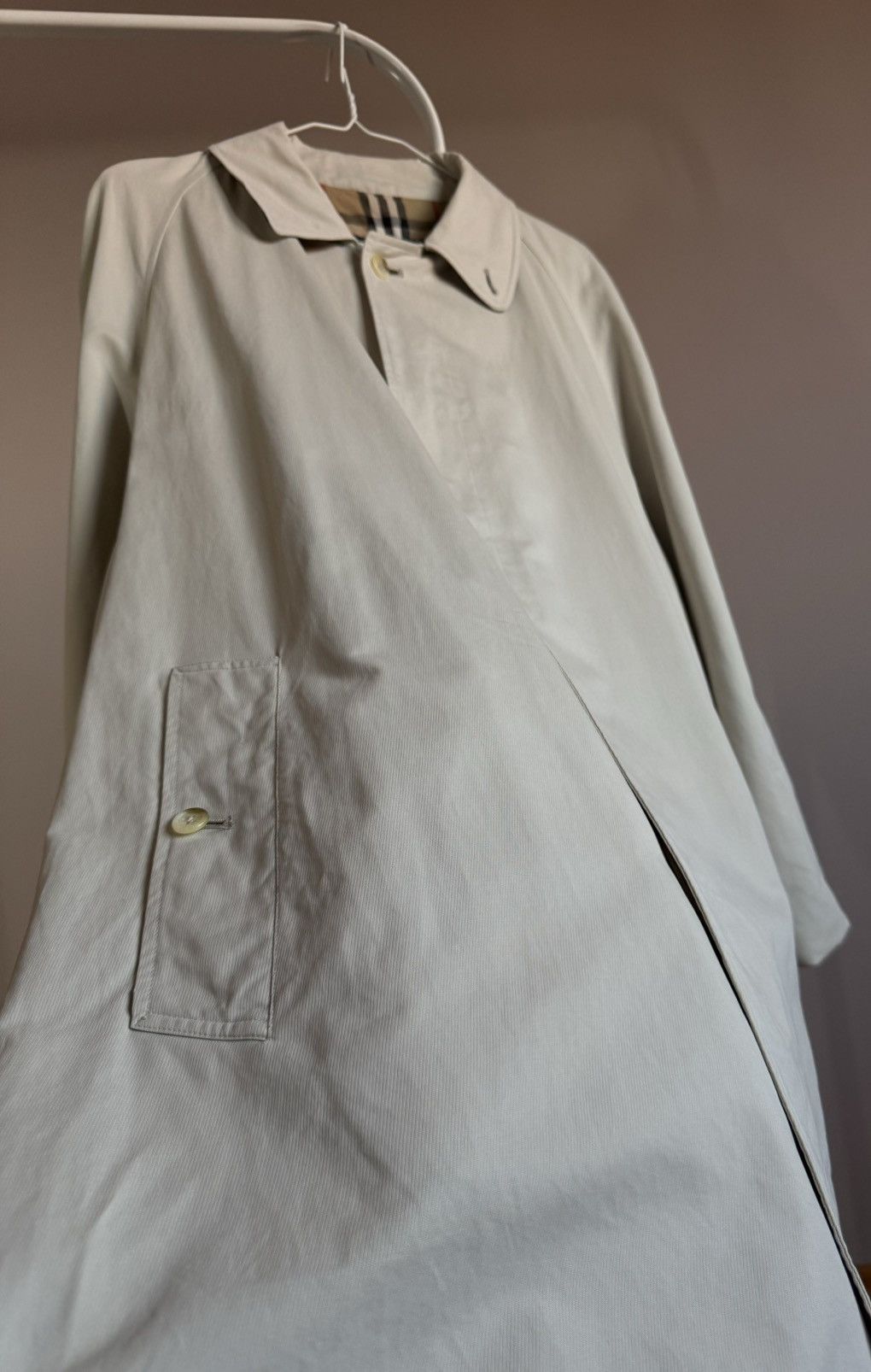 Burberry Burberry Membrane Trench Coat Nova Check Beige Size US XL / EU 56 / 4 - 17 Thumbnail