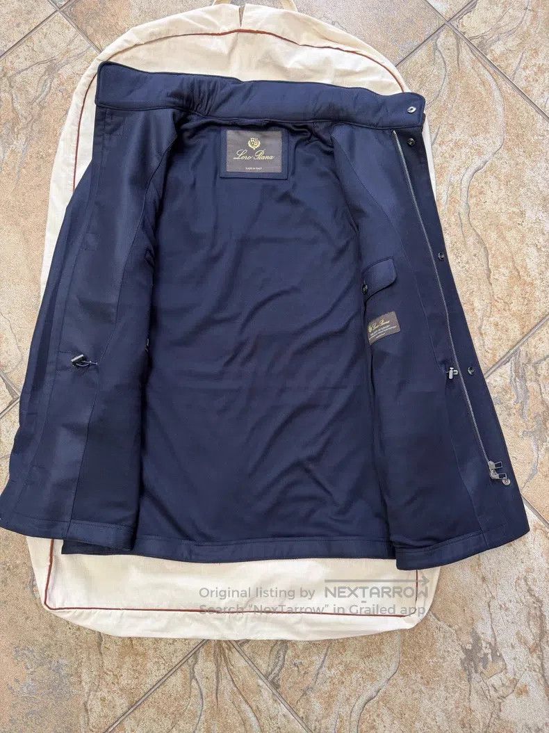 Loro Piana Loro Piana Navy Blue GOK King's Gift Series Men's Traveler Size US L / EU 52-54 / 3 - 3 Thumbnail