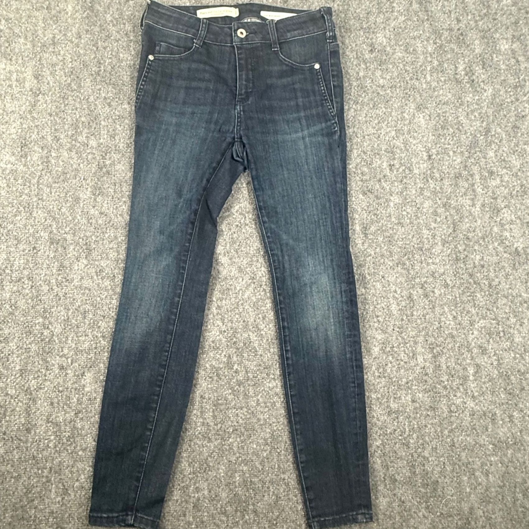 Vintage Pilcro and the Letterpress High-Rise Denim Leggings Dark Wash Size 26 Womens Size 26" / US 2 / IT 38 - 3 Thumbnail