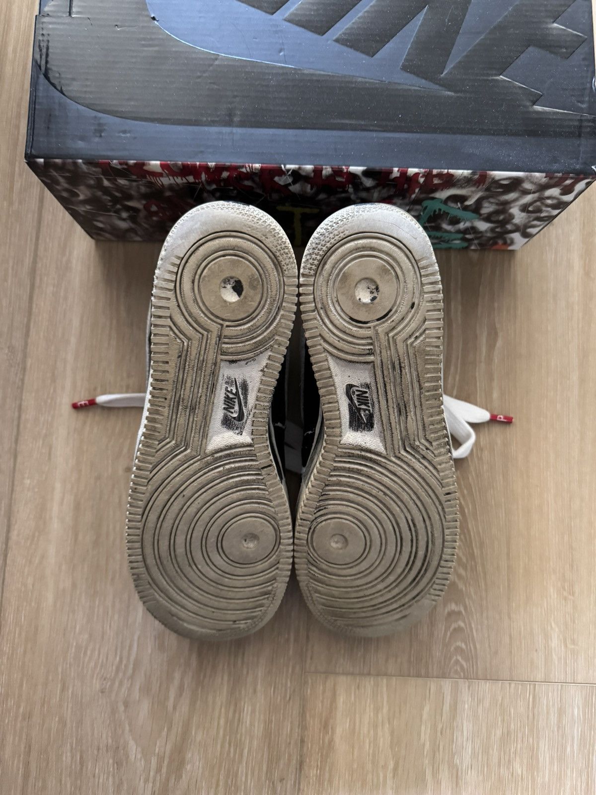 Nike Nike Air Force 1 Low G-Dragon Peaceminusone Para-Noise Size US 9 / EU 42 - 3 Thumbnail