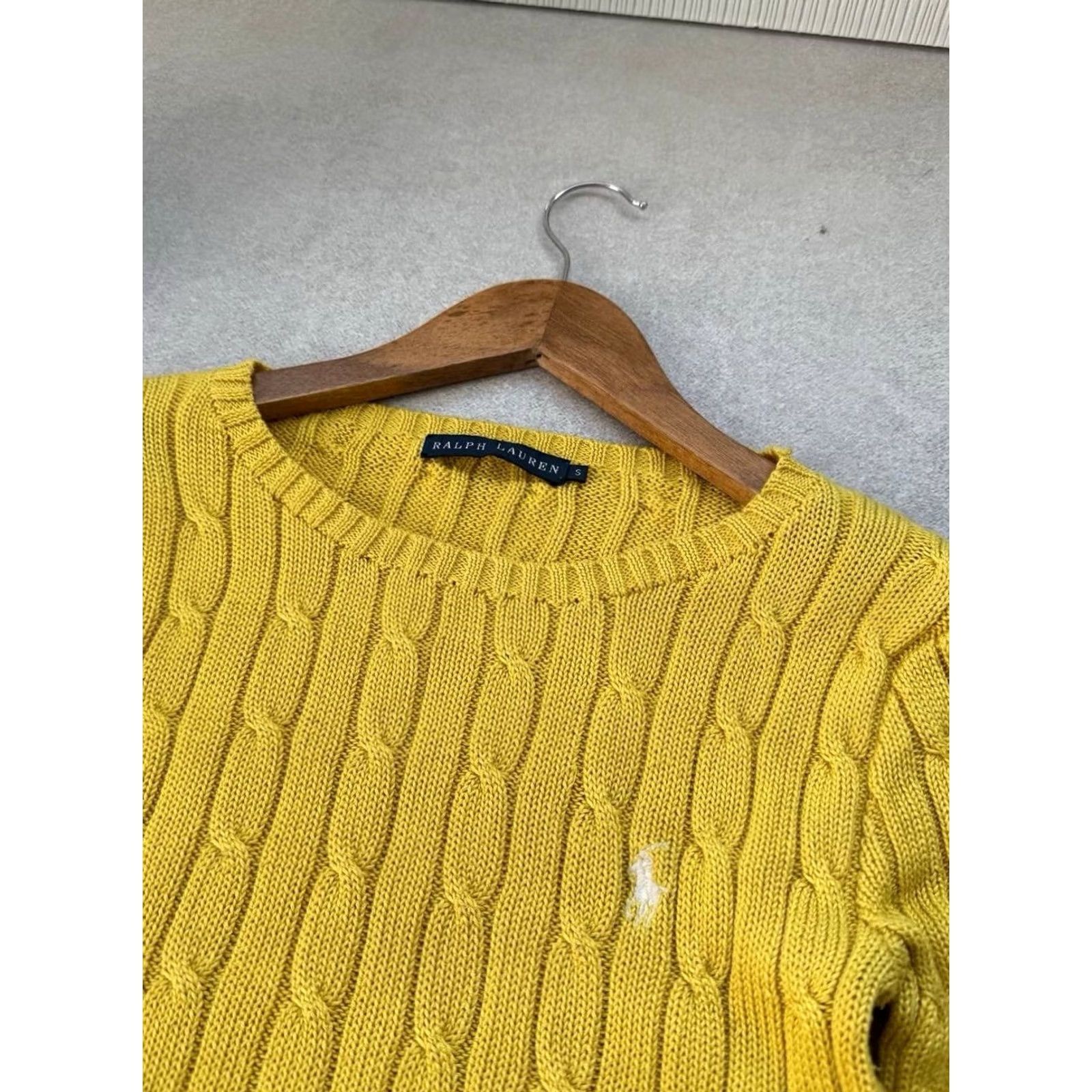 Polo Ralph Lauren VINTAGE Polo Ralph Lauren Sweater Woman Crew Neck Knit Yellow S Polo Ralph Lauren Woman Knit Sweater Yellow S Size S / US 4 / IT 40 - 4 Thumbnail