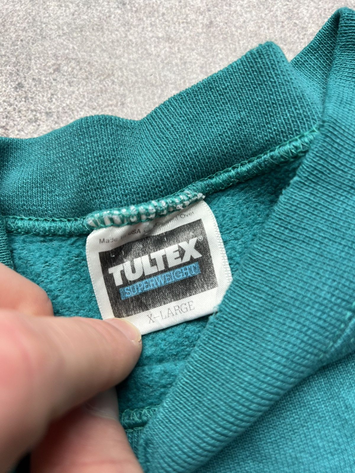 Tultex Vintage blanc Tultex sweatshirt Size US XL / EU 56 / 4 - 7 Thumbnail