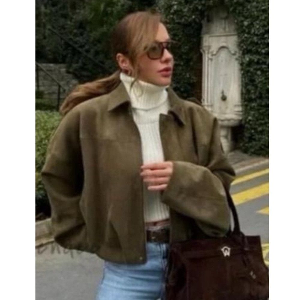 Zara 🦋 ZARA VIRAL 🦋 BLOGGERS FAVORITE 🦋 NWT ZARA FAUX SUEDE Size S / US 4 / IT 40 - 6 Thumbnail