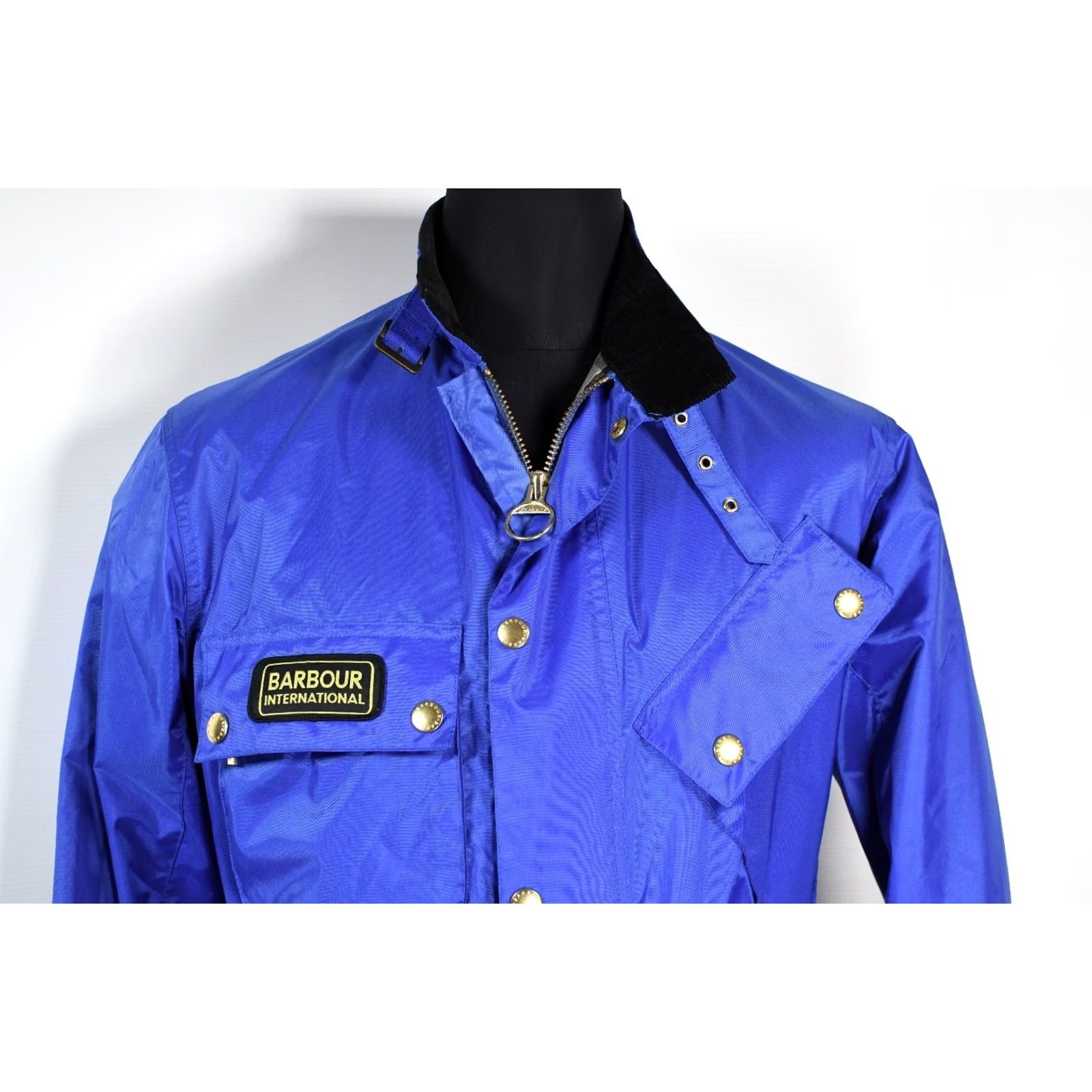 Barbour Barbour Nylon International Jacket Men L Belted Zip Navy Blue 100% Polyamide Solid Vintage: No Size US L / EU 52-54 / 3 - 2 Thumbnail