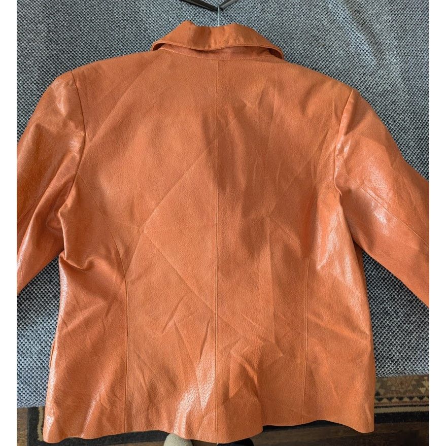 Other Bagatelle Genuine Leather Vintage Blazer - Women's Size 12 Size XL / US 12-14 / IT 48-50 - 2 Thumbnail
