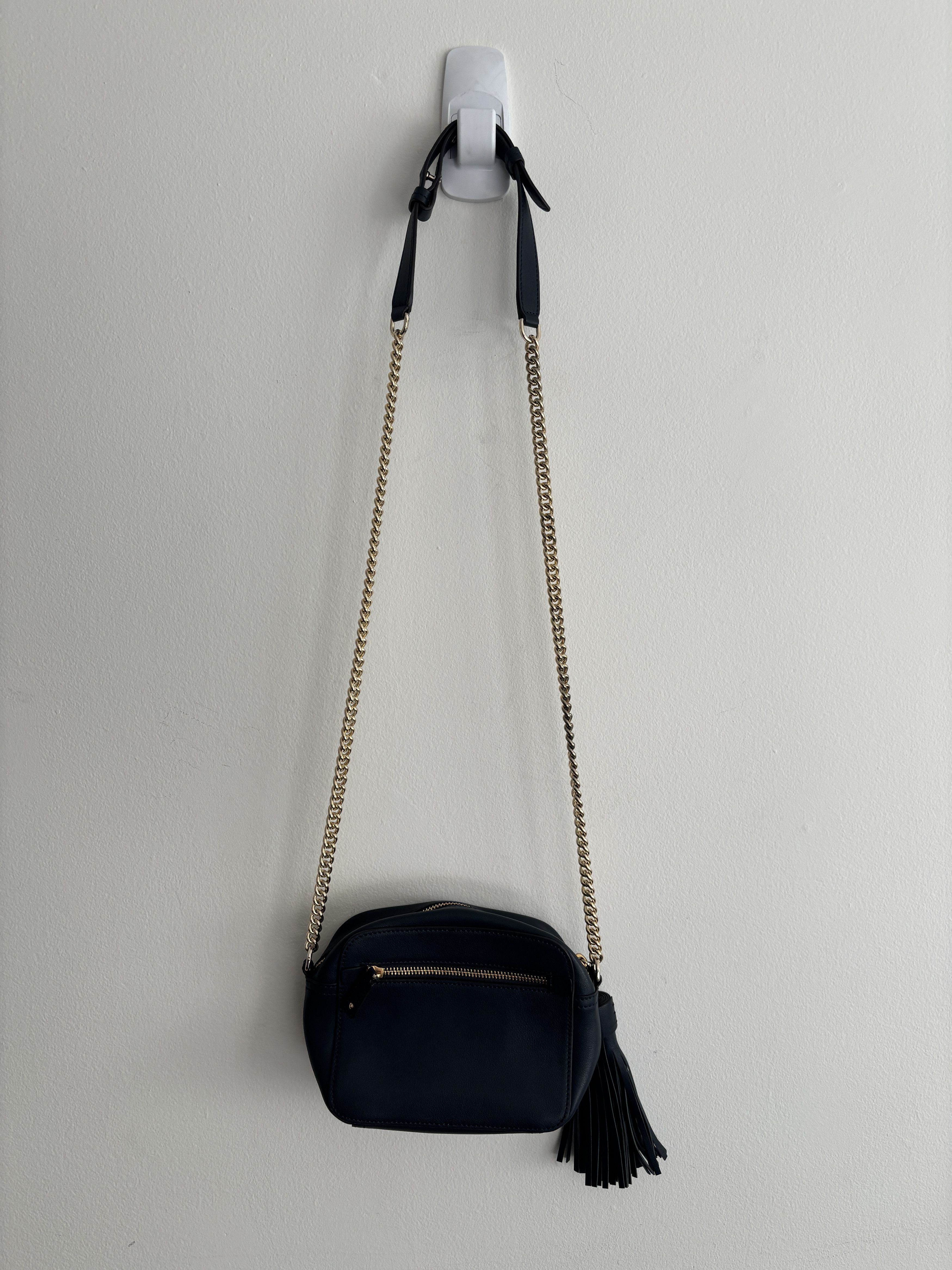 Anya Hindmarch $995 Blue Leather Eyes Crossbody Bag/ Shoulder Strap Purse Size ONE SIZE - 5 Thumbnail