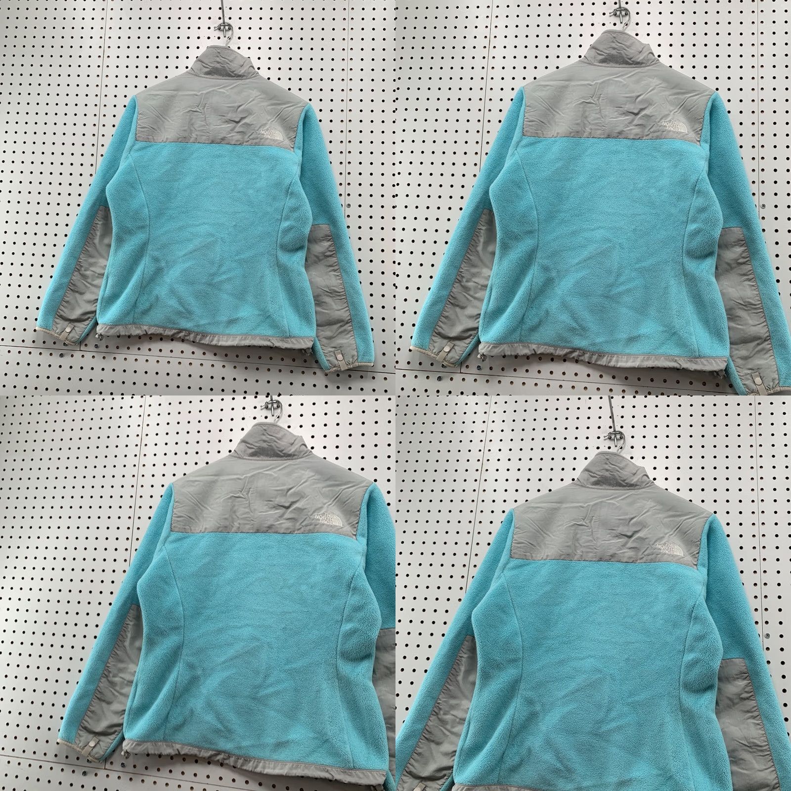 The North Face The North Face Denali Jacket Womens Medium Blue Sky Gray Zip Fleece Basic Jacket Size M / US 6-8 / IT 42-44 - 10 Thumbnail