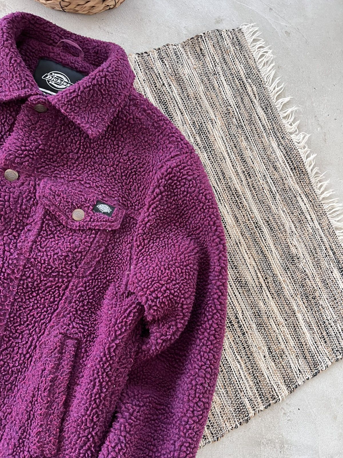 Dickies Vintage Dickies Teddy Sherpa Bomber Jacket Y2K avantgarde Size US S / EU 44-46 / 1 - 7 Thumbnail