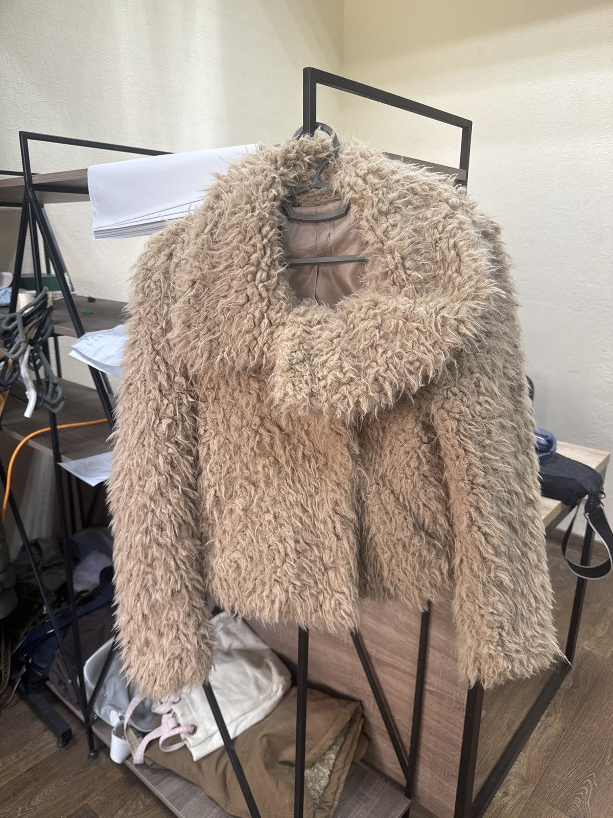 Japanese Brand Vintage Fur Long Neck Rick Owens Style Jacket Size US S / EU 44-46 / 1 - 3 Thumbnail