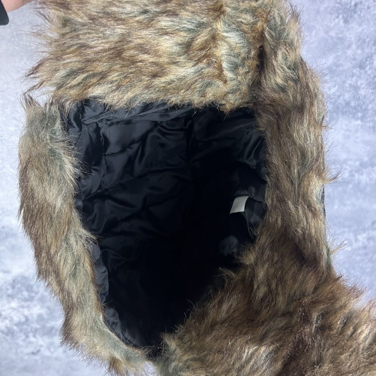 Vintage Ushanka Hat Men's Polyester Black One Size Size ONE SIZE - 7 Thumbnail