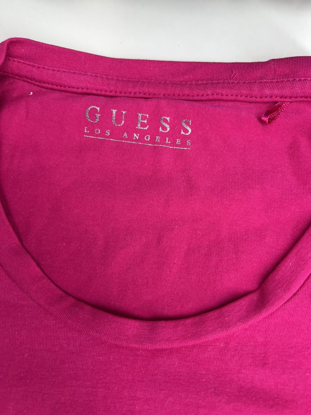 Guess Rózowa koszulka na ramiaczkach GUESS Size XS / US 0-2 / IT 36-38 - 3 Thumbnail