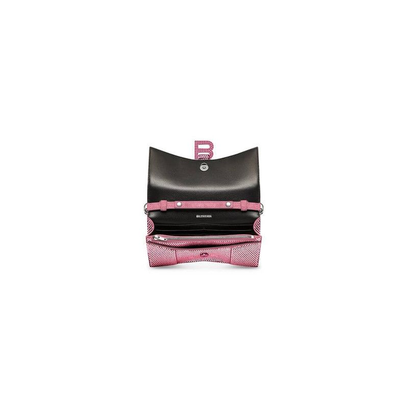 Balenciaga o1tr1nto0526 Size: OS / Hourglass Wallet Chain Rhinestones Size ONE SIZE - 5 Thumbnail