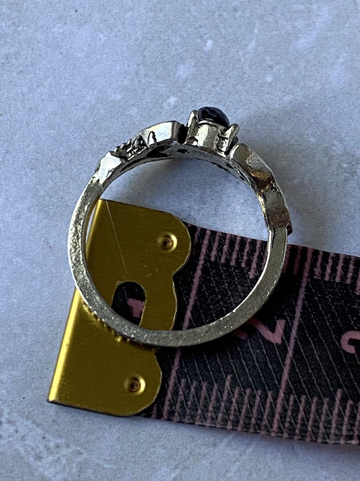Japanese Brand × Jewelry × Vintage Vintage Ornate Drop Motif Ring - Retro Style Size ONE SIZE - 10 Thumbnail
