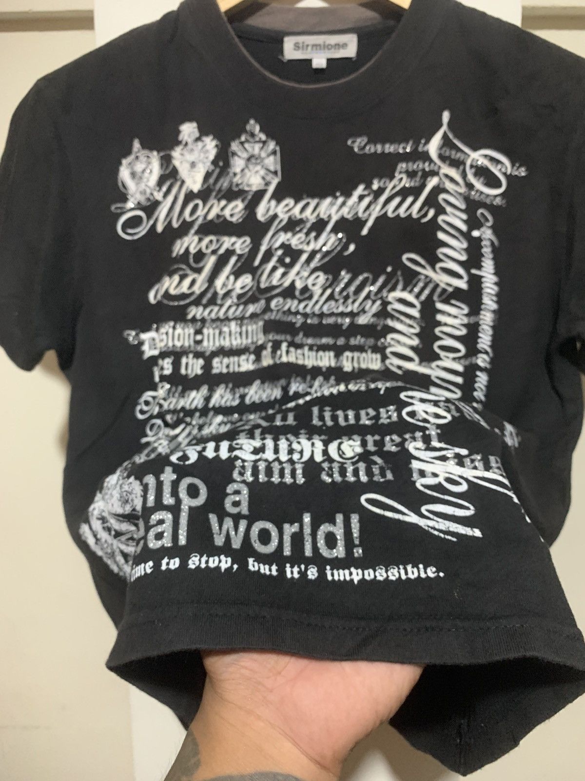 14th Addiction Japanese Sirmione Double Layer Seditionaries Poem Tee Shirt Size US M / EU 48-50 / 2 - 6 Thumbnail