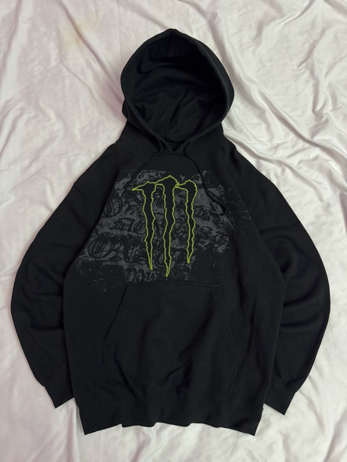 Fox Racing 2000s Monster Energy Grunge Hoodie Size US L / EU 52-54 / 3 - 1 Thumbnail